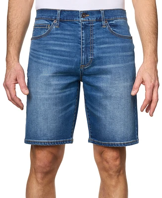Lazer Men's Arden Slim-Fit Stretch 9-1/2" Denim Shorts