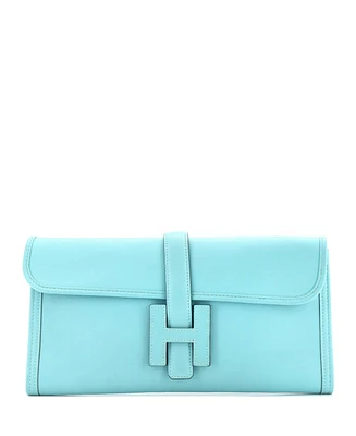 Pre-Owned HERMES 29 Jige Elan Clutch Evercolor