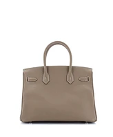Pre-Owned HERMES Birkin Handbag Epsom with Palladium Hardware