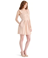 Steve Madden Women's Harmony Cotton Pleated Dress