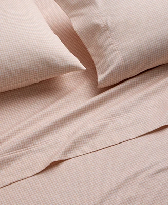 Last Act Charter Club Latticework Printed 550-Thread Count 4-Pc. Sheet Set, California King, Exclusively at Macy's