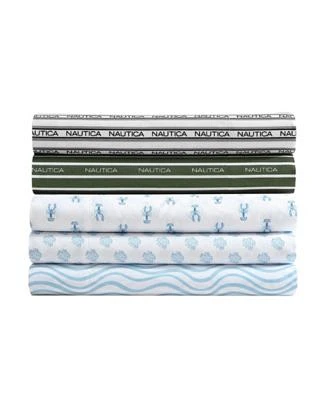 Nautica Printed Cooling Microfiber Sheet Set