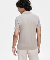 A|X Armani Exchange Men's Logo Zipper Polo Shirt