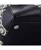 Pre-Owned Salvatore Ferragamo Soft Duffle Bag Printed Canvas with Leather