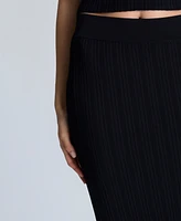 Kenneth Cole Women's Varigated Rib-Knit Maxi Skirt