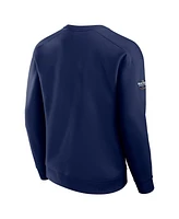 Fanatics Men's Athletic Navy Sweden 2025 4 Nations Face-Off Authentic Pro Fleece Pullover Sweatshirt