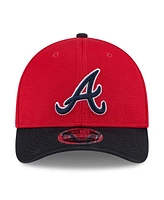 New Era Men's Red/Navy Atlanta Braves 2025 Spring Training 9FORTY Adjustable Hat