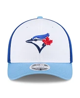 New Era Men's White/Light Blue Toronto Blue Jays 2025 Spring Training 9FORTY Adjustable Hat