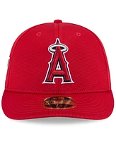 New Era Men's Red Los Angeles Angels 2025 Spring Training Low Profile 59FIFTY Fitted Hat