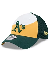 New Era Men's Gold/Dark Green Athletics 2025 Spring Training 39THIRTY Flex Hat