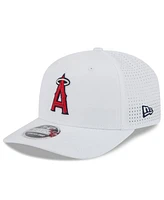 New Era Men's White Los Angeles Angels 2025 Spring Training 9SEVENTY Coolera Stretch-snap Hat