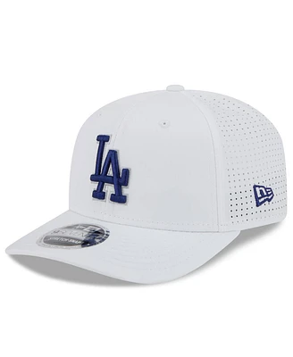 New Era Men's White Los Angeles Dodgers 2025 Spring Training 9SEVENTY Coolera Stretch-snap Hat