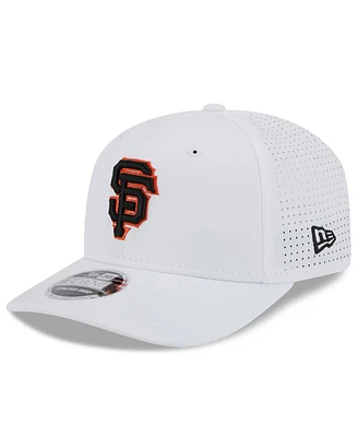 New Era Men's White San Francisco Giants 2025 Spring Training 9SEVENTY Coolera Stretch-snap Hat