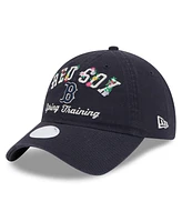 New Era Women's Navy Boston Red Sox 2025 Spring Training Floral 9TWENTY Adjustable Hat