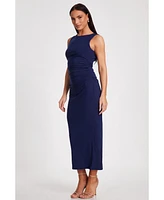 Quiz Women's Cowl Back Ity Maxi Dress