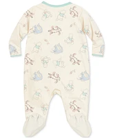 Disney Baby Winnie-the-Pooh Footed Coverall & Hat, 2 Piece Set