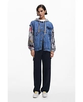 Desigual Women's Mickey Mouse denim jacket