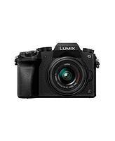 Panasonic Panasonic Lumix G7 4K Mirrorless Digital Camera Black with 14-42mm Lens, 16 Megapixel, Bundle with Marantz Microphone, Led Light, Joby Goril