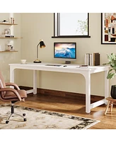 Tribesigns 70.86”Executive Desk, Large Office Computer Desk with Thicken Frame, Modern Simple Workstation Business Furniture for Home Office, W