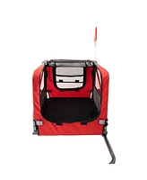 Outdoor Heavy Duty Foldable Utility Pet Stroller Dog Carriers Bicycle Trailer