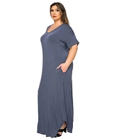 L I V D Plus Scarlett Maxi Pocket Dress