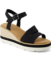 Toms Women's Darya Open Toe Wedge Sandals