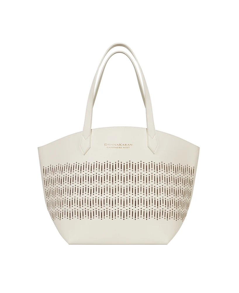 Free Donna Karan Cashmere Mist Tote with $130 purchase from the Donna Karan Cashmere Mist fragrance collection