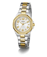 Guess Women's Analog Two-Tone Stainless Steel Watch, 34mm