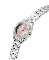 Guess Women's Analog Silver-Tone Steel Watch, 30mm