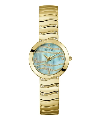 Guess Women's Analog Gold-Tone Steel Watch, 30mm