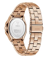 Guess Women's Analog Rose Gold-Tone Stainless Steel Watch, 34mm