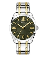 Guess Men's Analog Two-Tone Stainless-Steel Watch, 44mm