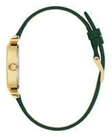 Guess Women's Analog Genuine Leather Watch