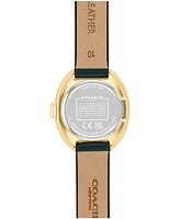 Coach Women's Sammy Green Leather Strap Watch, 22.5mm