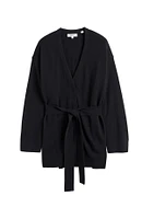 Chinti & Parker Wool Cashmere Blend Belt Wrap Cardigan