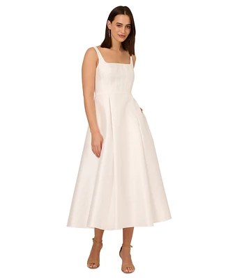 Adrianna Papell Women's Mikado Fit & Flare Dress
