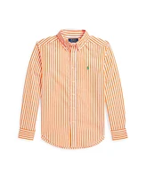 Polo Ralph Lauren Big Boys Striped Poplin Shirt