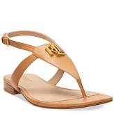 Lauren Ralph Women's Everly Thong Flat Sandals