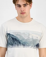 Sun + Stone Men's Mountainous Regular-Fit Graphic T-Shirt, Exclusively at Macy's