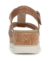 Dr. Scholl's Women's Once Again T-Strap Wedge Sandals