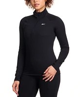Reebok Women's Id Train Fitted Quarter-Zip Track Jacket