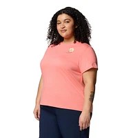 Columbia Plus Rolling Bend Graphic Short Sleeve Top