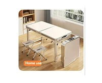 Outdoor portable folding table large