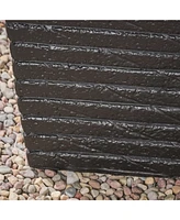 Sleek and Sophisticated Tapered Square Planter for Home and Garden