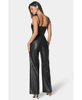 Bebe Women's Cropped Jumpsuit