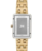 Jbw Women's Mink Diamond Gold-Plated Stainless-Steel Watch