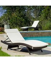 Water-Resistant Chaise Lounge Cushion Only Sets for Outdoor Comfort and Style