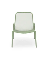 Modern Mesh Metal Stackable Chairs: Durable & Space-Saving Outdoor Seating