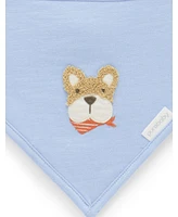 Purebaby Baby Boy Bodysuit, Leggings and Bib 3 Piece Gift Set