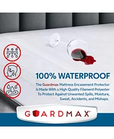 Guardmax Waterproof Zippered Mattress Encasement - Twin Xl Size (9-11 Deep) - White